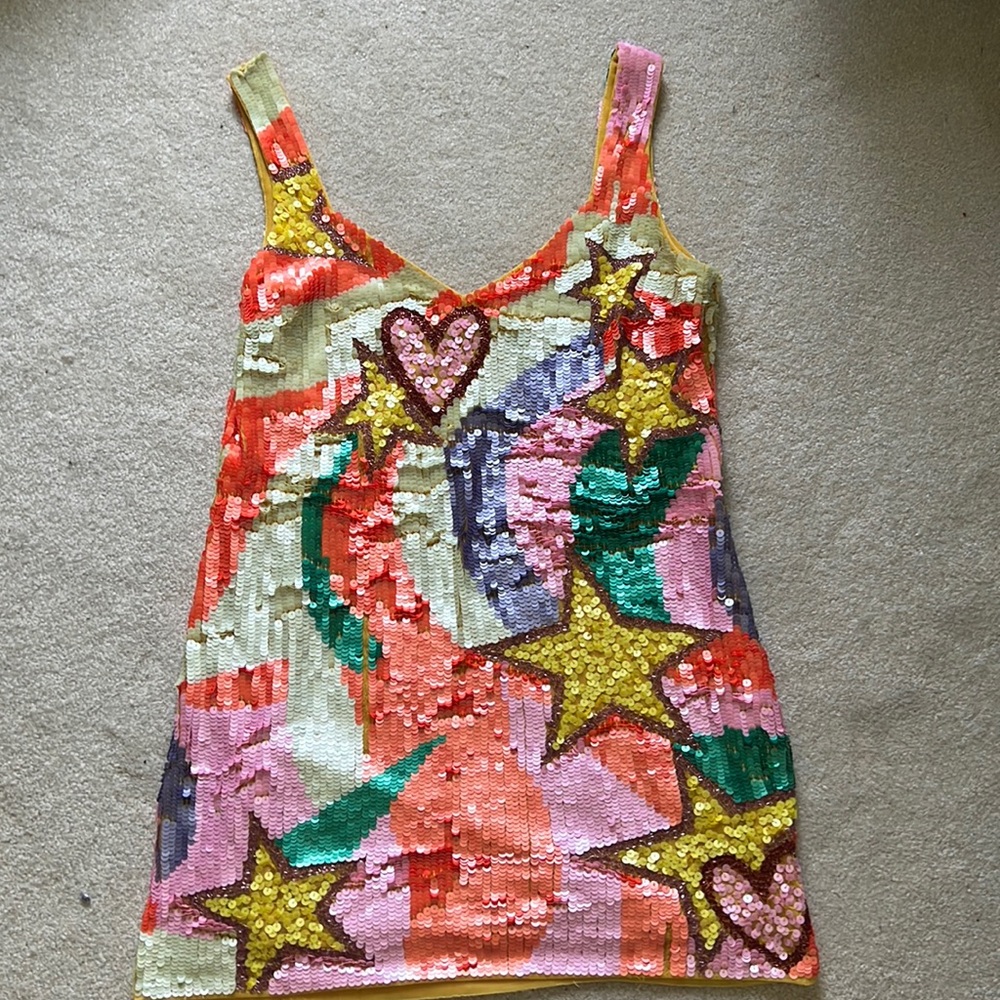 COPY - Nasty Gal Star and Heart Sequin Dress
